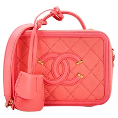 chanel vanity bag pink