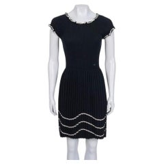 Chanel Fitted Wool Dress Black Fall 2007 Sz.36