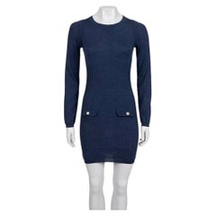 Chanel Fitted Wool & Silk Dress Sz.36