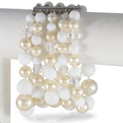 Chanel Bracelet perles à cinq rangs de perles