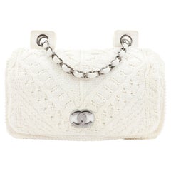 Vintage Chanel Flap Bag in Crochet