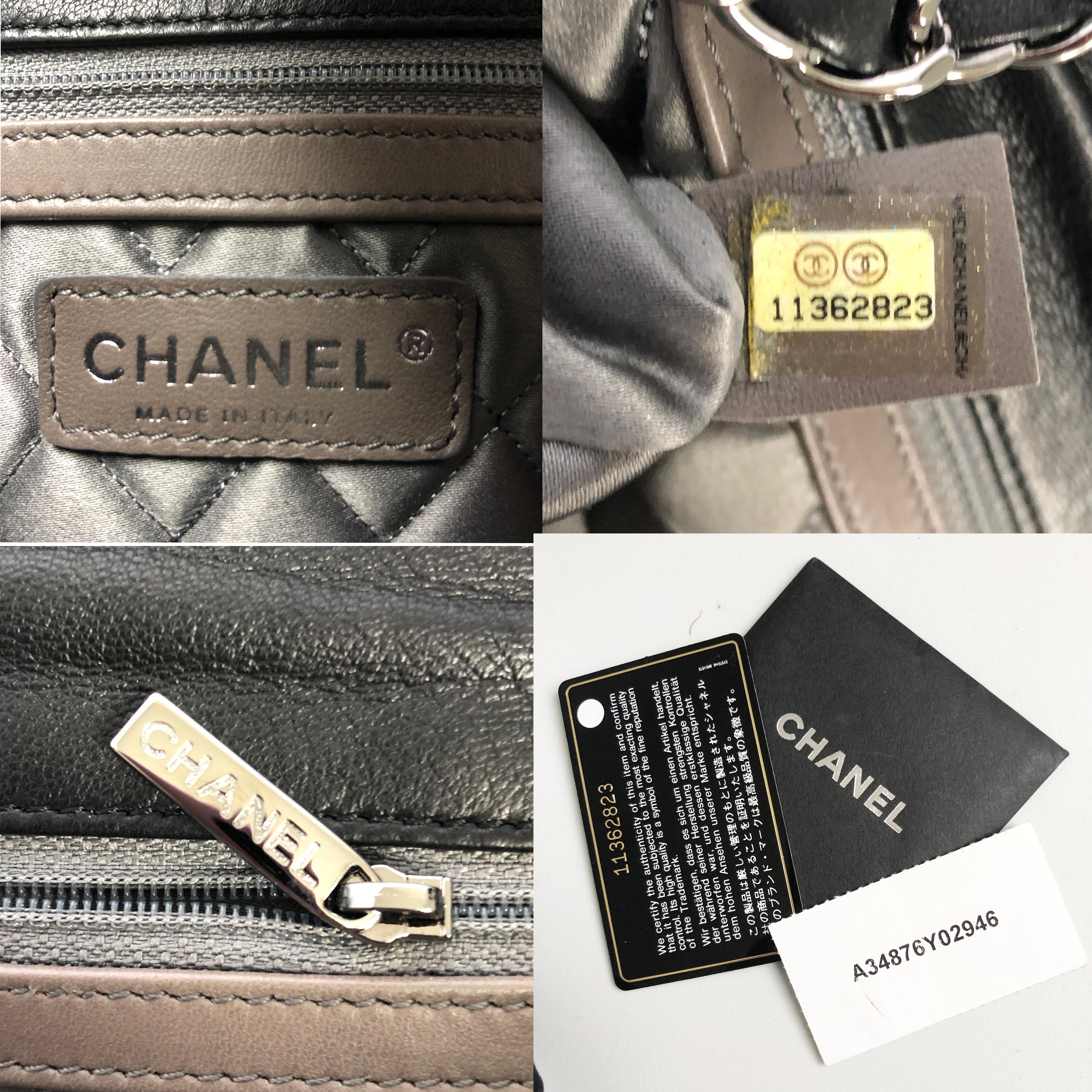 Chanel Flap Bag Medium Madison Chain Me Black Lambskin Shoulder Bag  3