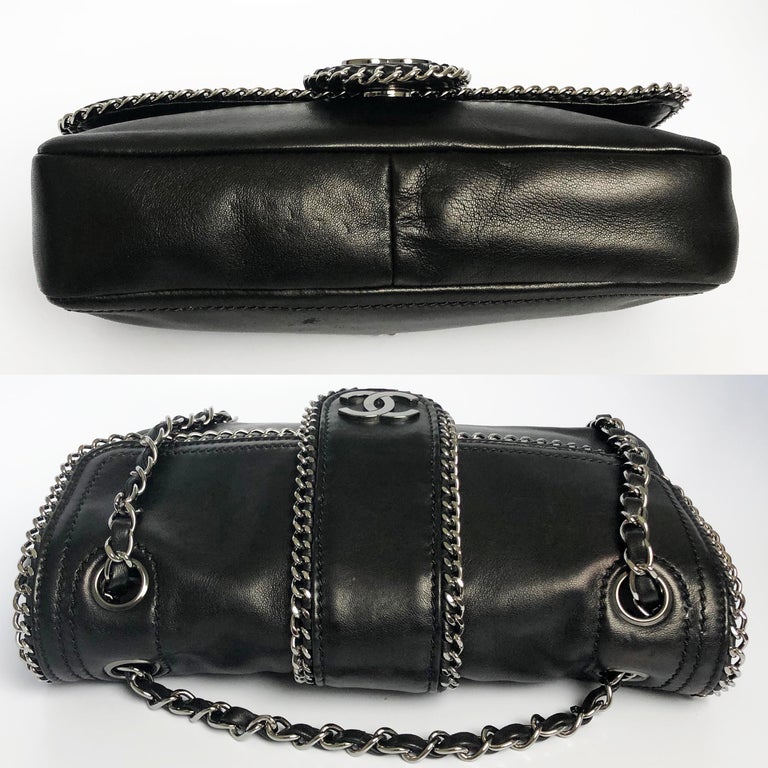 Chanel Flap Bag Medium Madison Chain Me Black Lambskin Shoulder Bag at  1stDibs | chanel madison flap bag, chanel madison bag, chanel shoulder bag