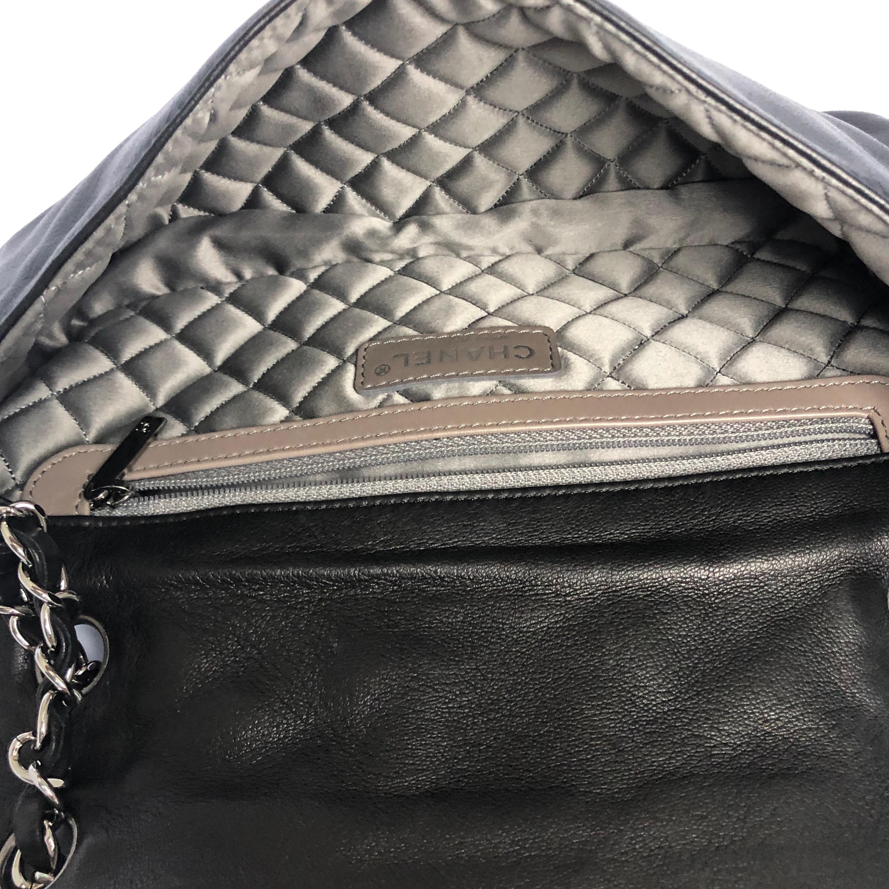 Chanel Flap Bag Medium Madison Chain Me Black Lambskin Shoulder Bag  2
