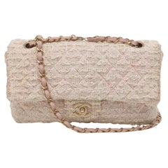 Chanel Flap Bag Medium Pink Tweed 2009-2010