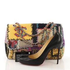 Chanel Flap Bag Multicolor Patchwork Jumbo