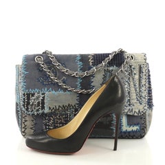 Chanel Flap Bag Multicolor Patchwork Jumbo