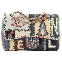 Chanel Flap Bag Multicolor Patchwork Jumbo