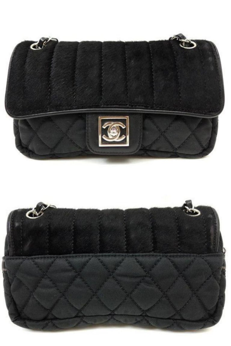 Chanel Twisted Flap Bag - Black Shoulder Bags, Handbags - CHA956207