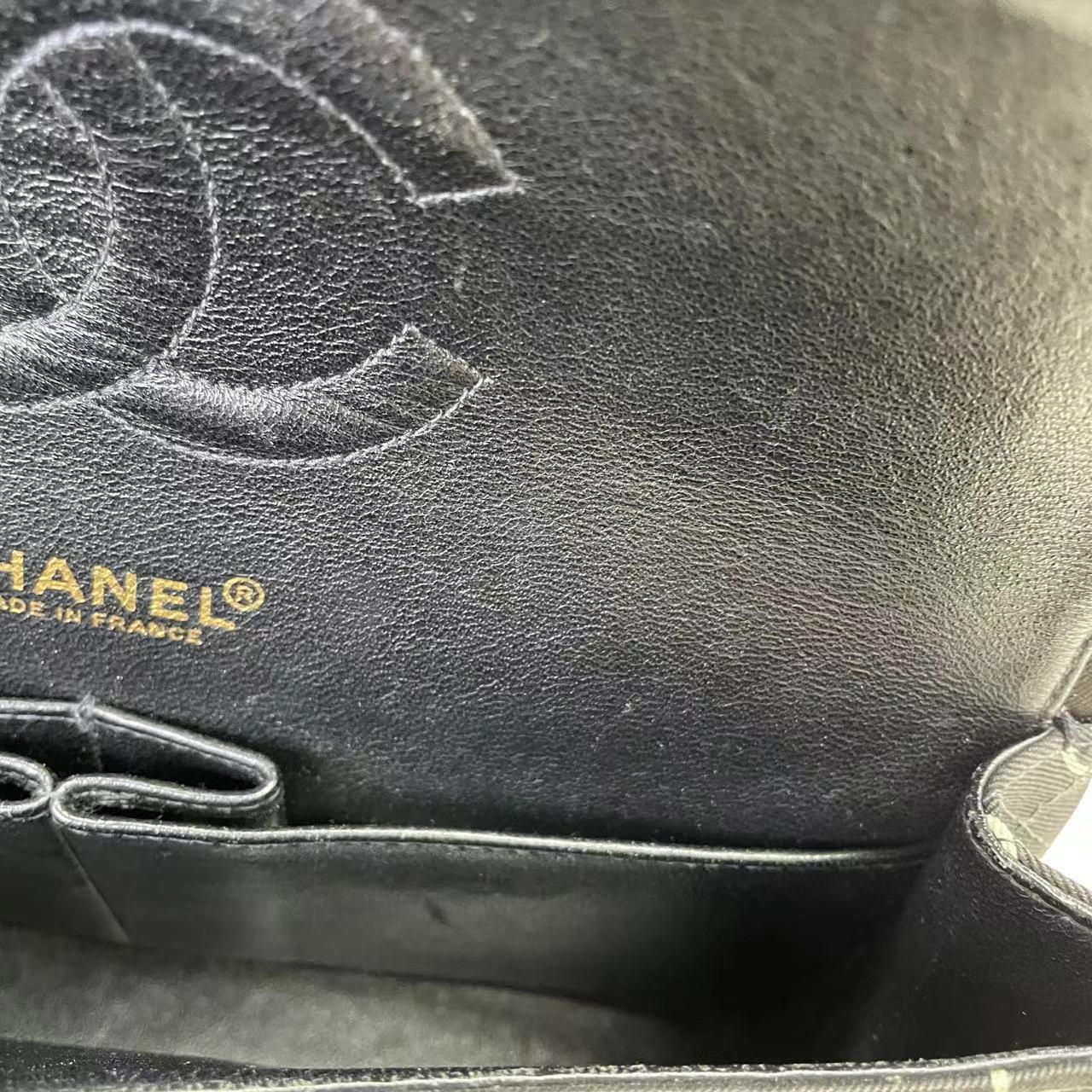Chanel Flap Diamond Stitch 2002 Denim with Coco Logo Prints 24k Gold Hardware For Sale 8