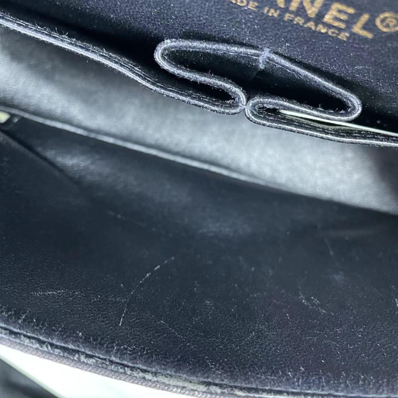 Chanel Flap Diamond Stitch 2002 Denim with Coco Logo Prints 24k Gold Hardware For Sale 12