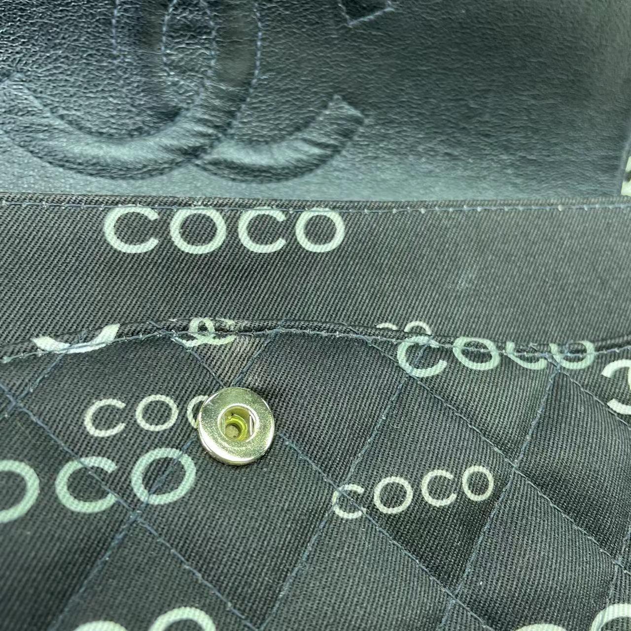 Chanel Flap Diamond Stitch 2002 Denim with Coco Logo Prints 24k Gold Hardware For Sale 13