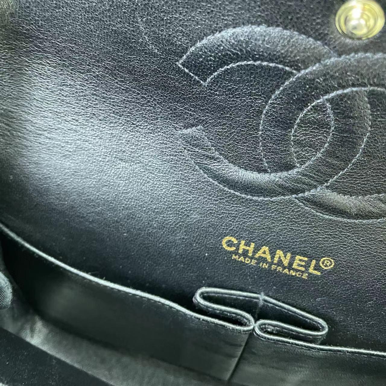 Chanel Flap Diamond Stitch 2002 Denim with Coco Logo Prints 24k Gold Hardware For Sale 2