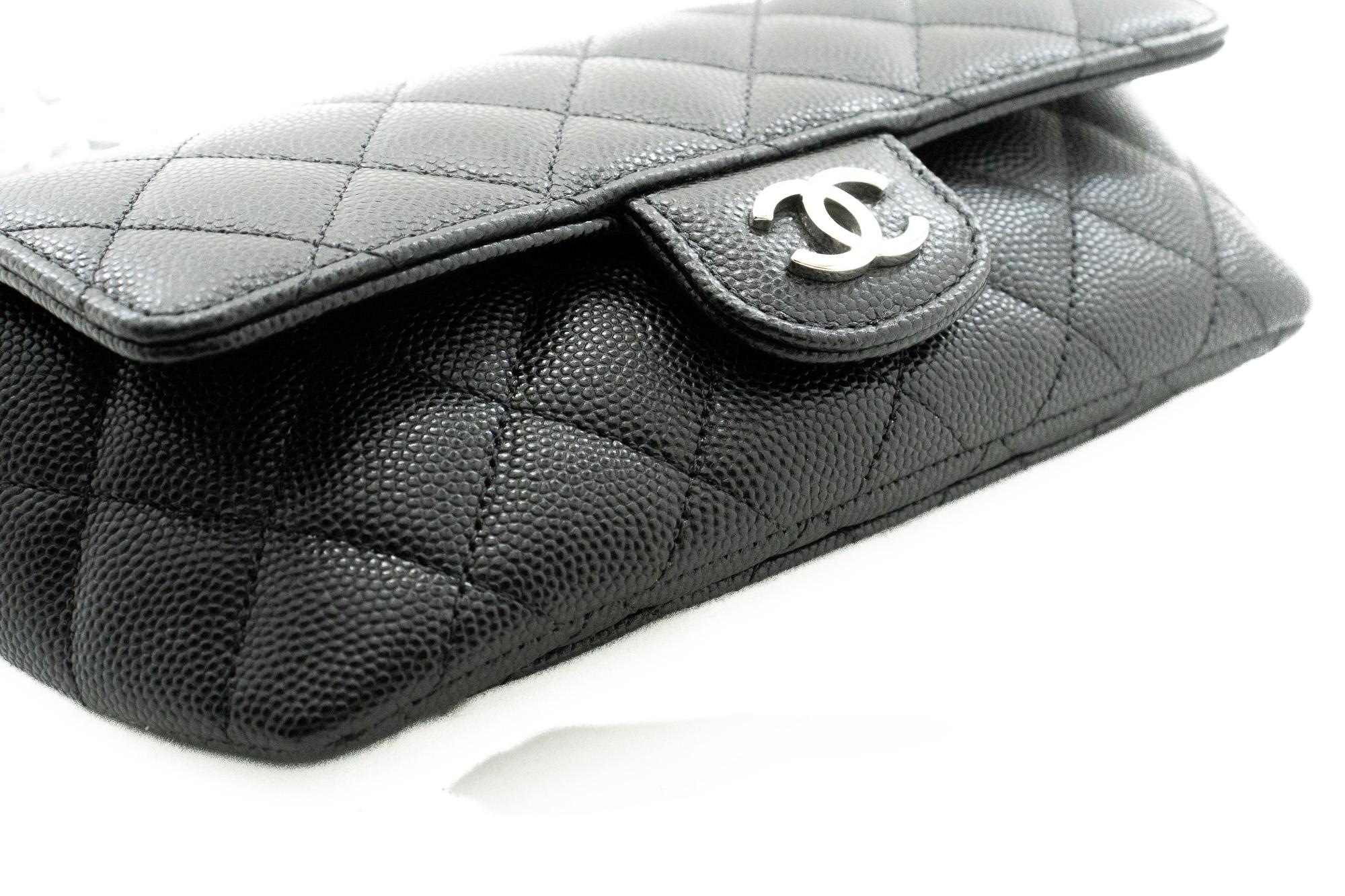 Women's CHANEL Flap Phone Holder With Chain Bag Black Crossbody Clutch For Sale