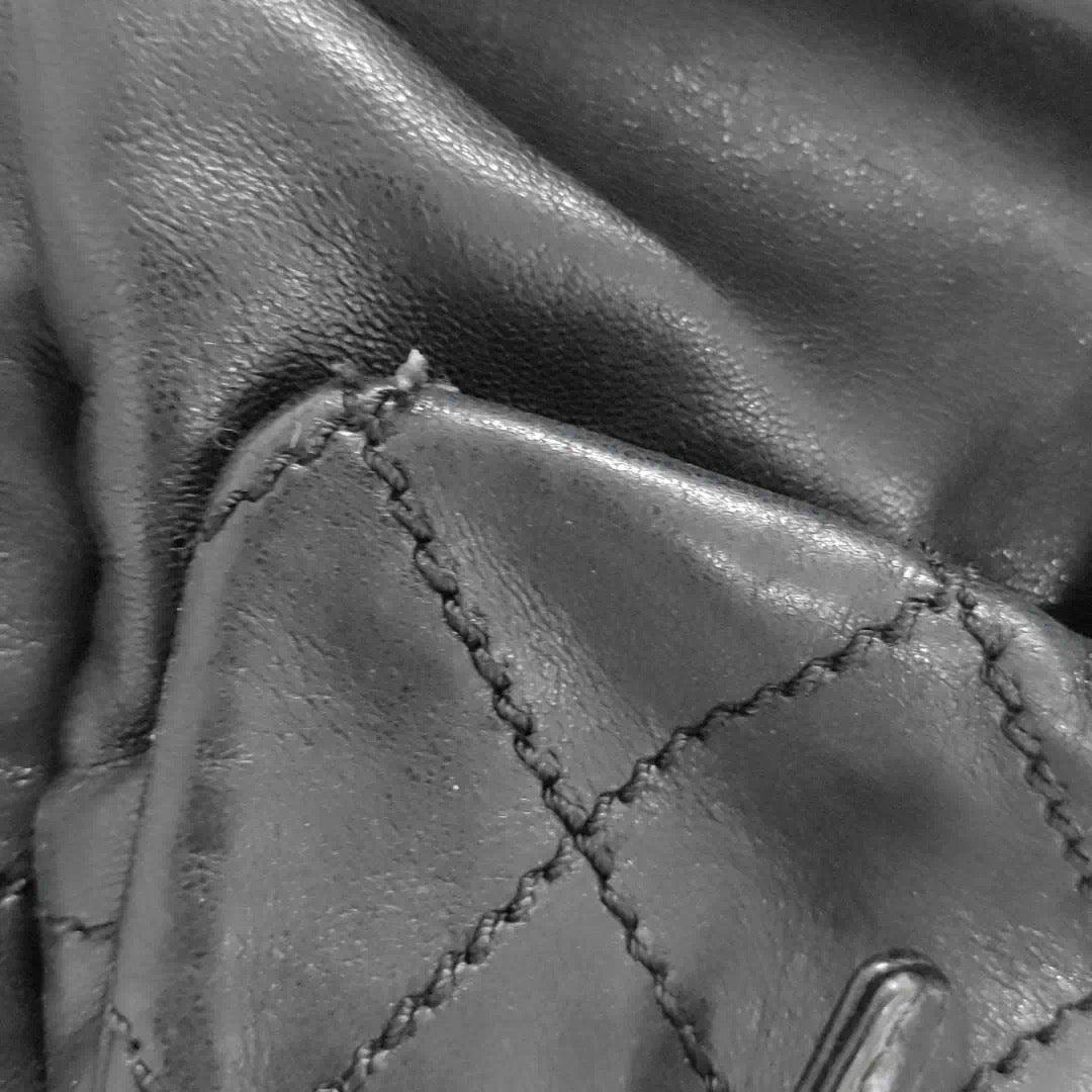 Chanel Flap Pocket Accordion Camera Bag 2005-2006 Lambskin Leather Shoulder Bag 1