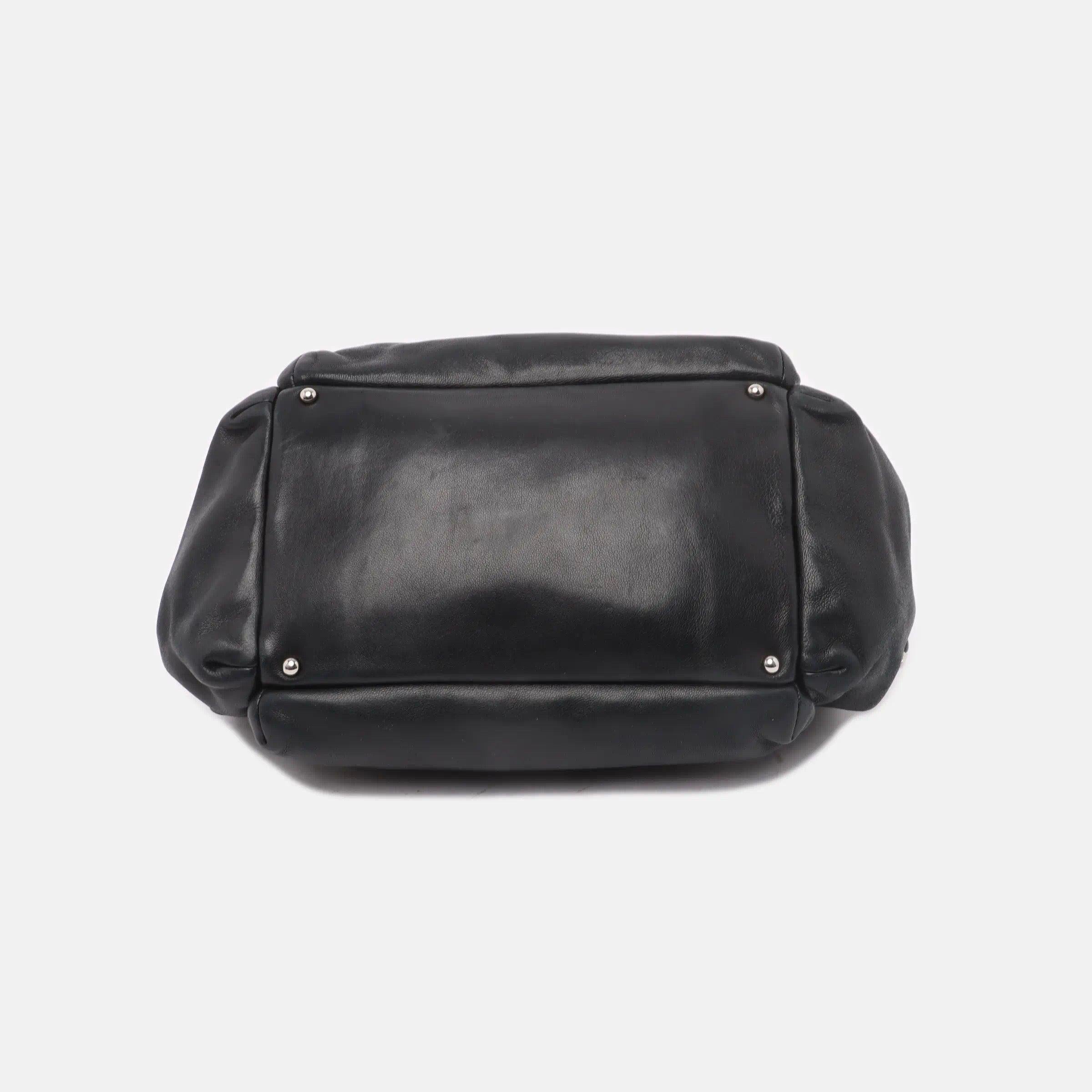 Chanel Flap Pocket Accordion Camera Bag 2005-2006 Lambskin Leather Shoulder Bag 3