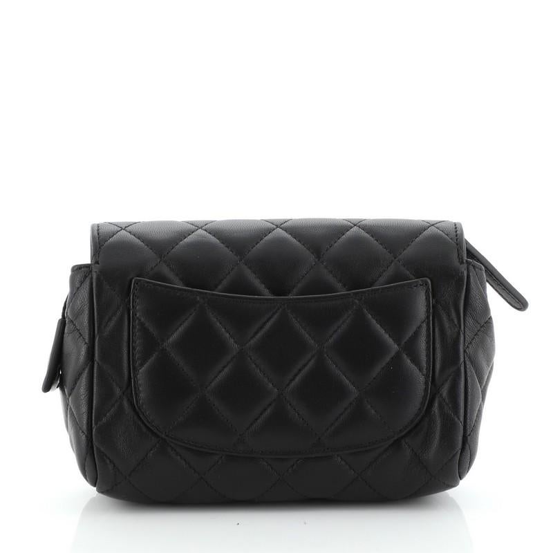 chanel kosmetiktasche schwarz