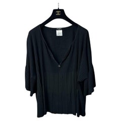 Chanel Flared Sleeves Concise Knitted Top Sz. 40