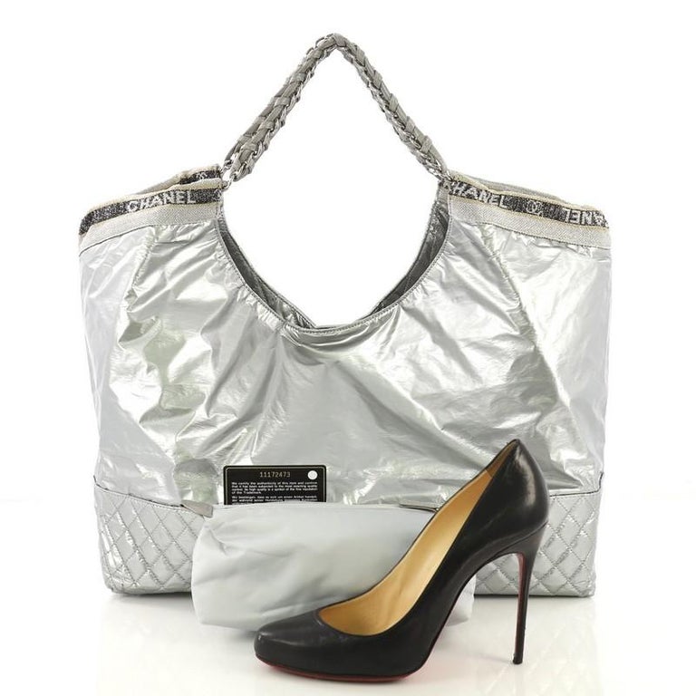 Chanel Flashdance Coco Cabas Quilted Vinyl Large At 1stdibs