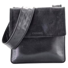 Chanel Flat Crossbody Bag Leather Small