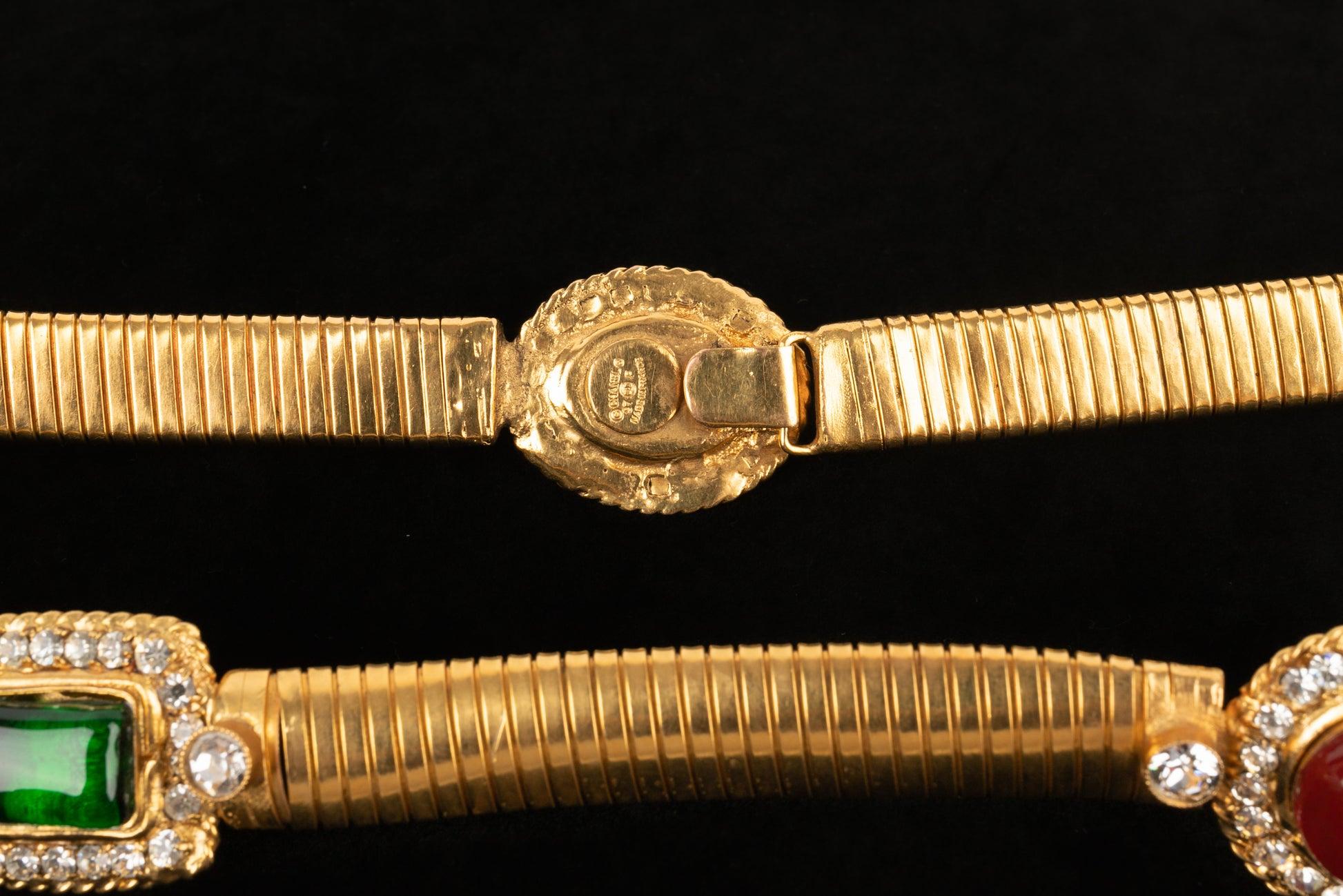 Chanel Flexible Belt with Glass Paste Cabochons, Spring-Summer 1997 6