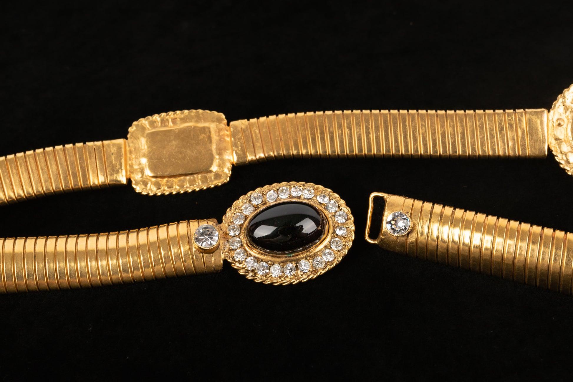 Chanel Flexible Belt with Glass Paste Cabochons, Spring-Summer 1997 7