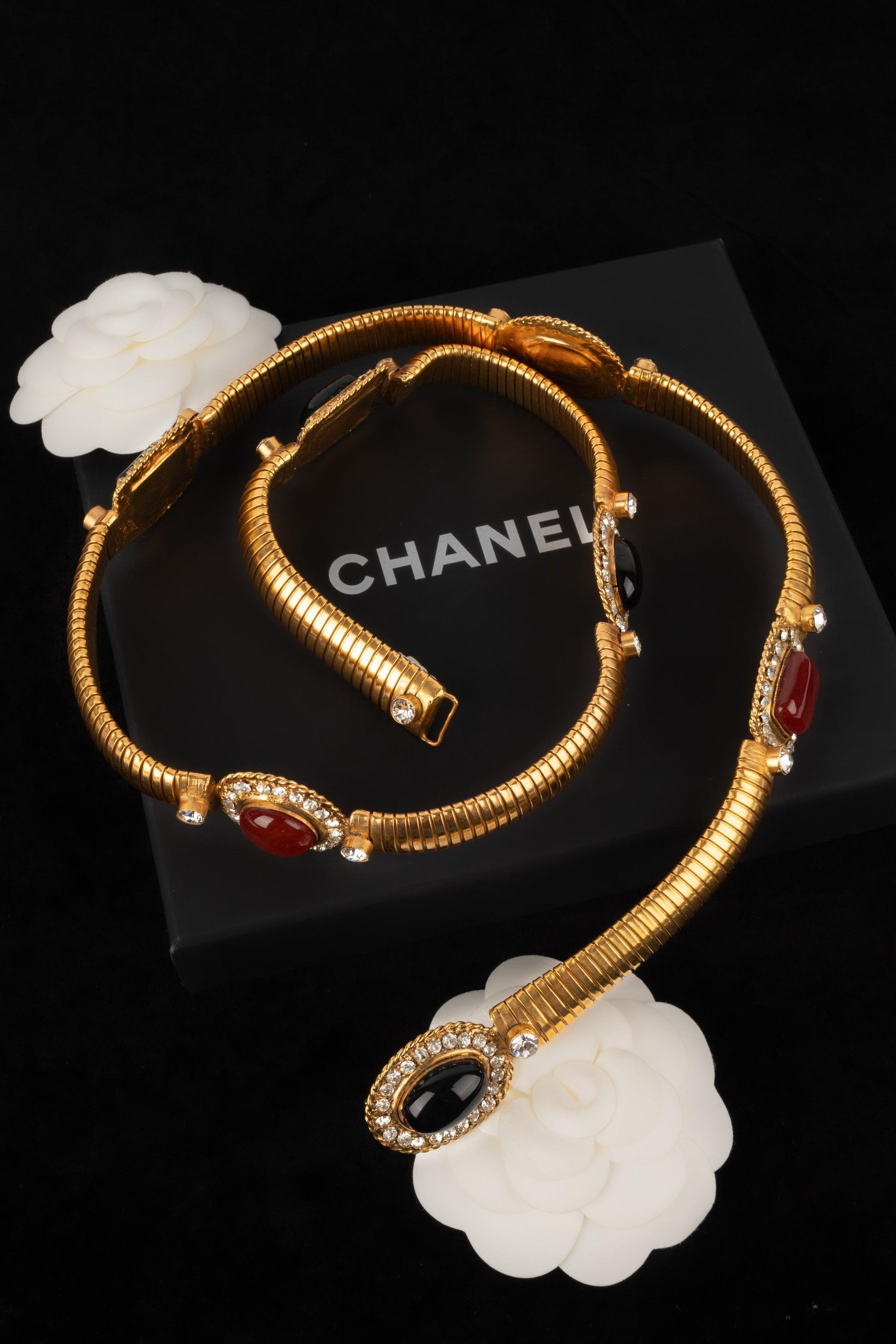 Chanel Flexible Belt with Glass Paste Cabochons, Spring-Summer 1997 8