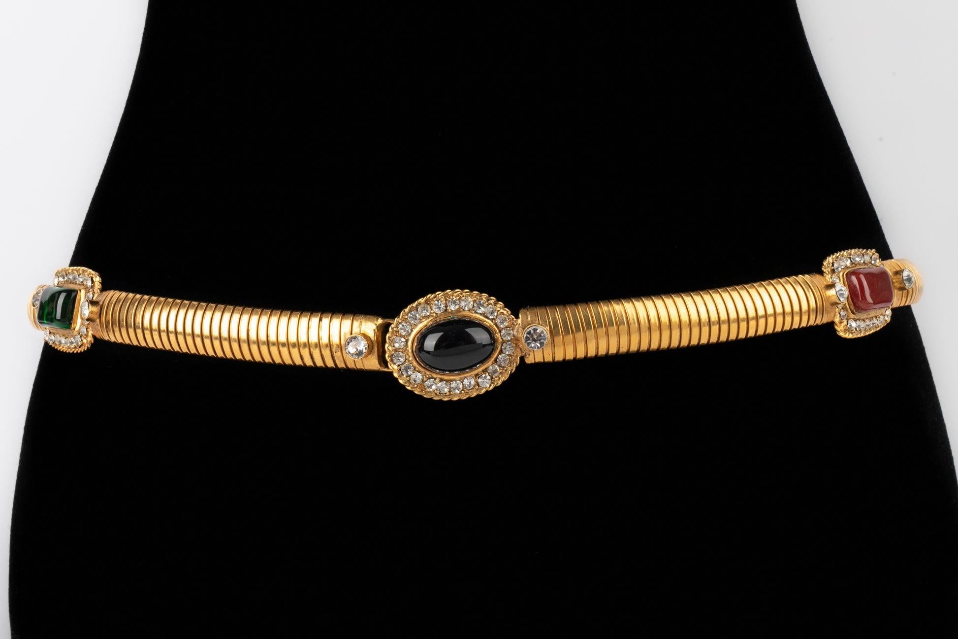 Chanel Flexible Belt with Glass Paste Cabochons, Spring-Summer 1997 1