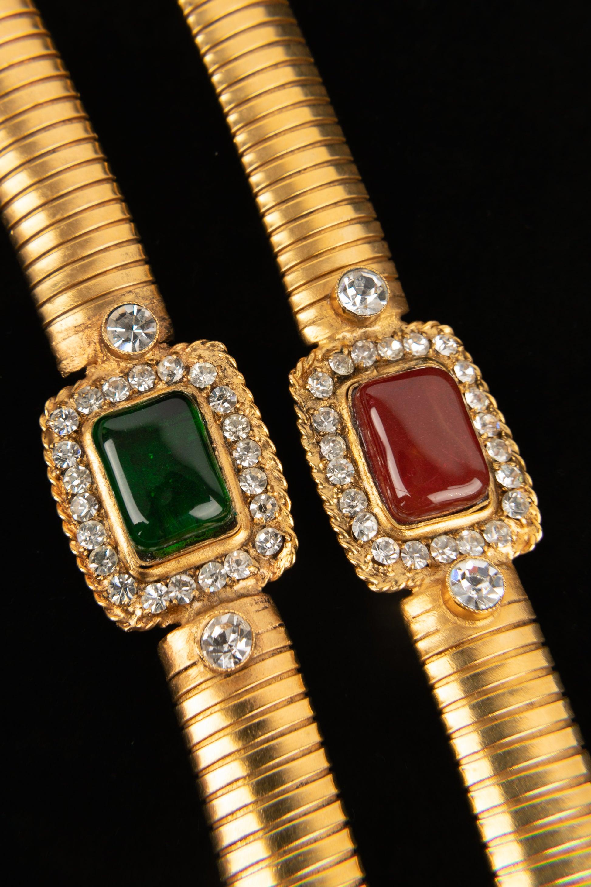 Chanel Flexible Belt with Glass Paste Cabochons, Spring-Summer 1997 3