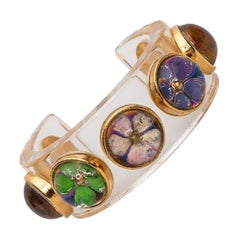 Chanel Floral Bracelet, 1990s