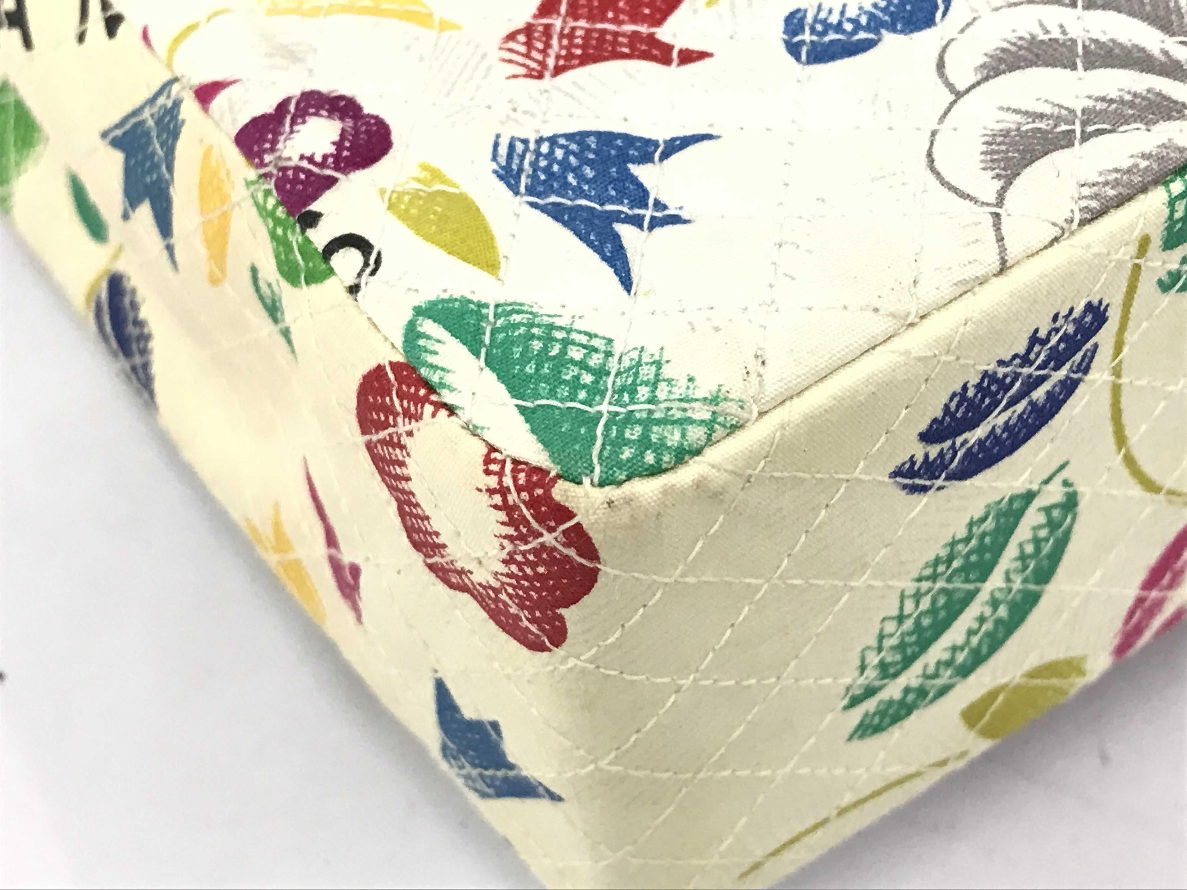 White Printed Quilted Canvas

81328MSC
