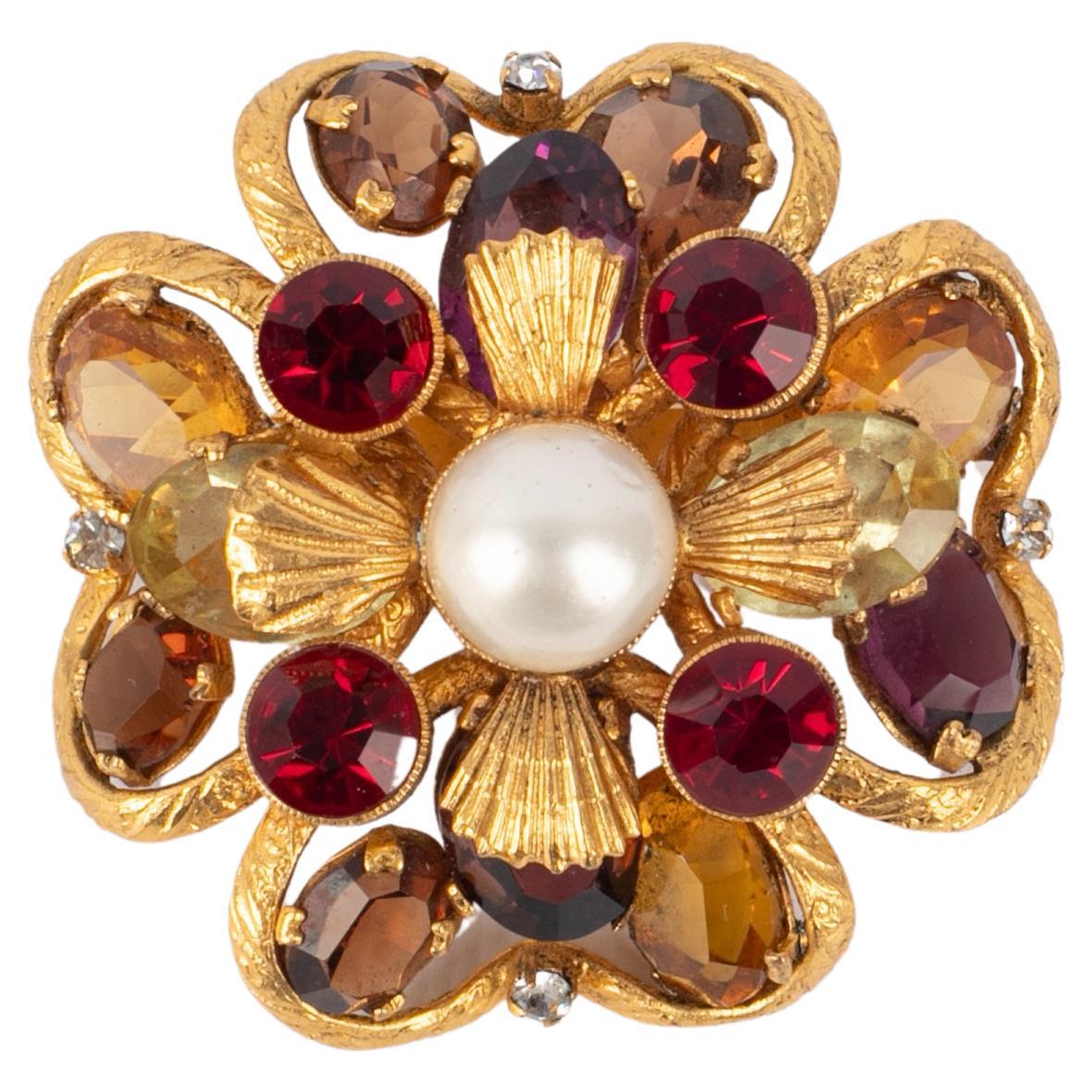 Chanel flower brooch For Sale