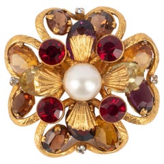 Chanel flower brooch