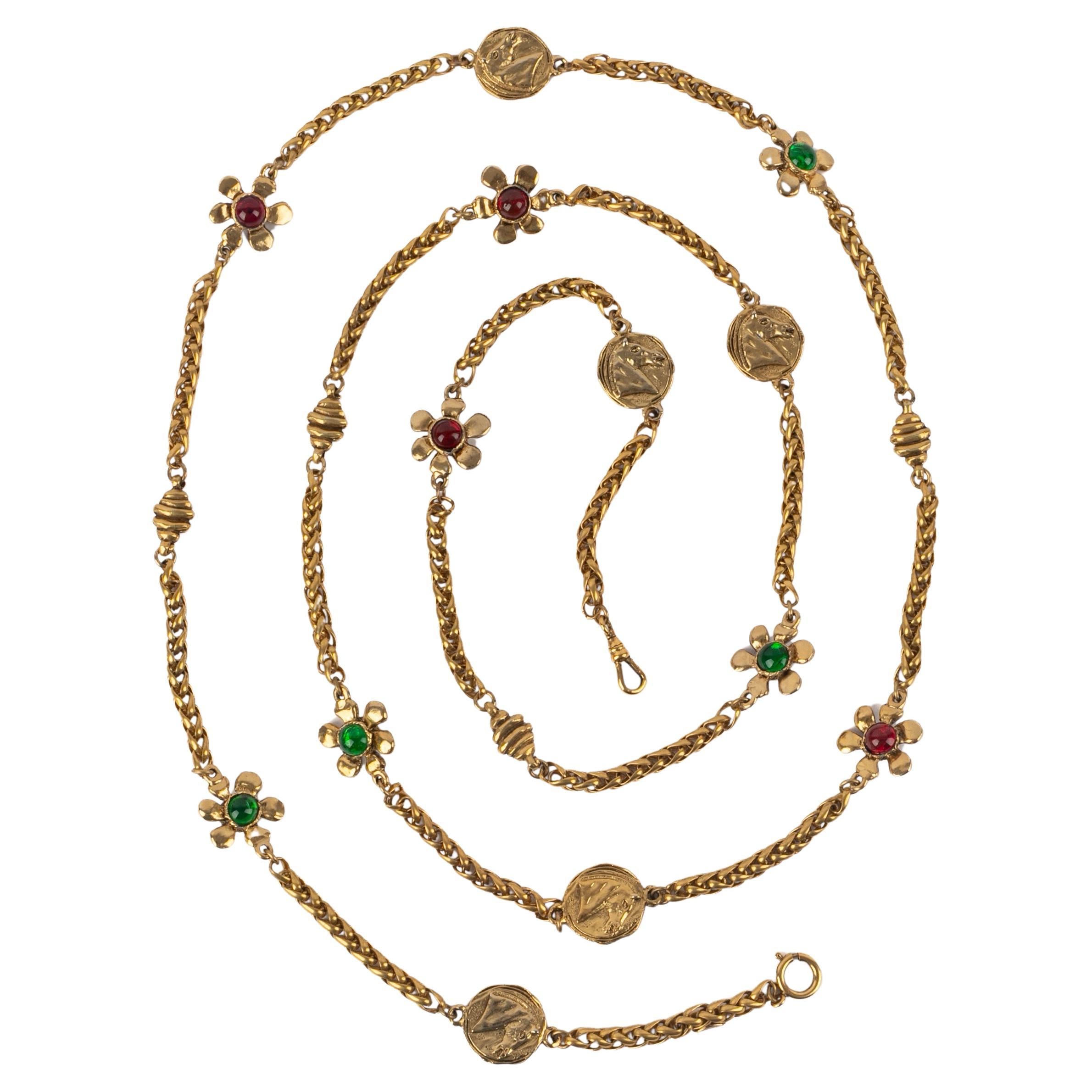 Collana a fiori Chanel anni
80