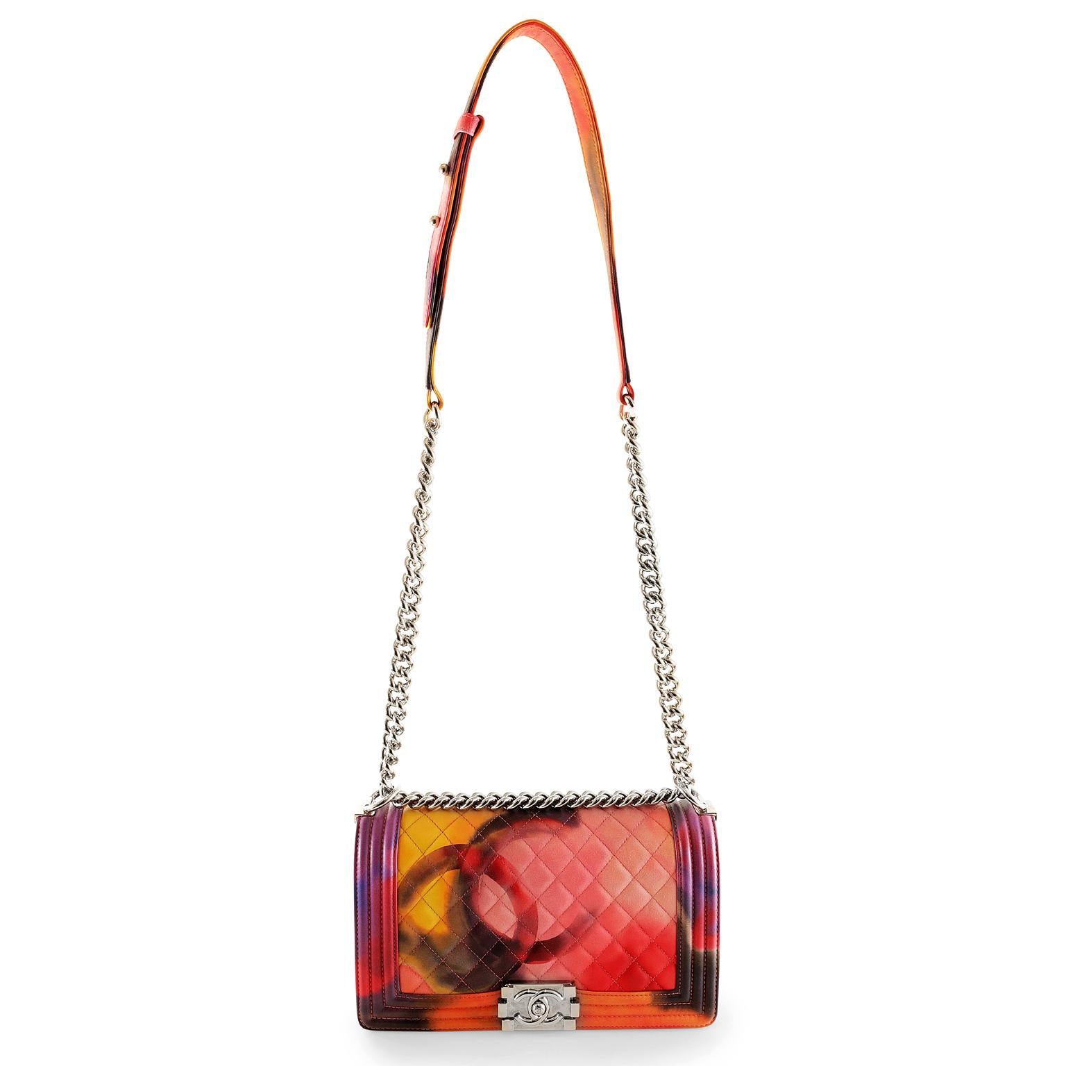 Chanel Flower Power Multicolor Leather Boy Bag- Special Edition 1