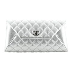 Chanel Fold Up Again Clutch Quilted Goatskin