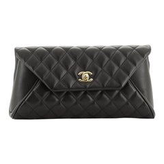 Chanel Fold Up Again Clutch Quilted Lambskin