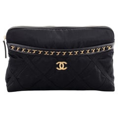 Chanel Foldable Tote Nylon with Grosgrain