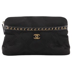Chanel Foldable Tote Nylon with Grosgrain