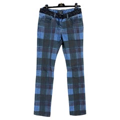 Chanel New Iconic Paris / Edinburgh Runway Tartan Jeans