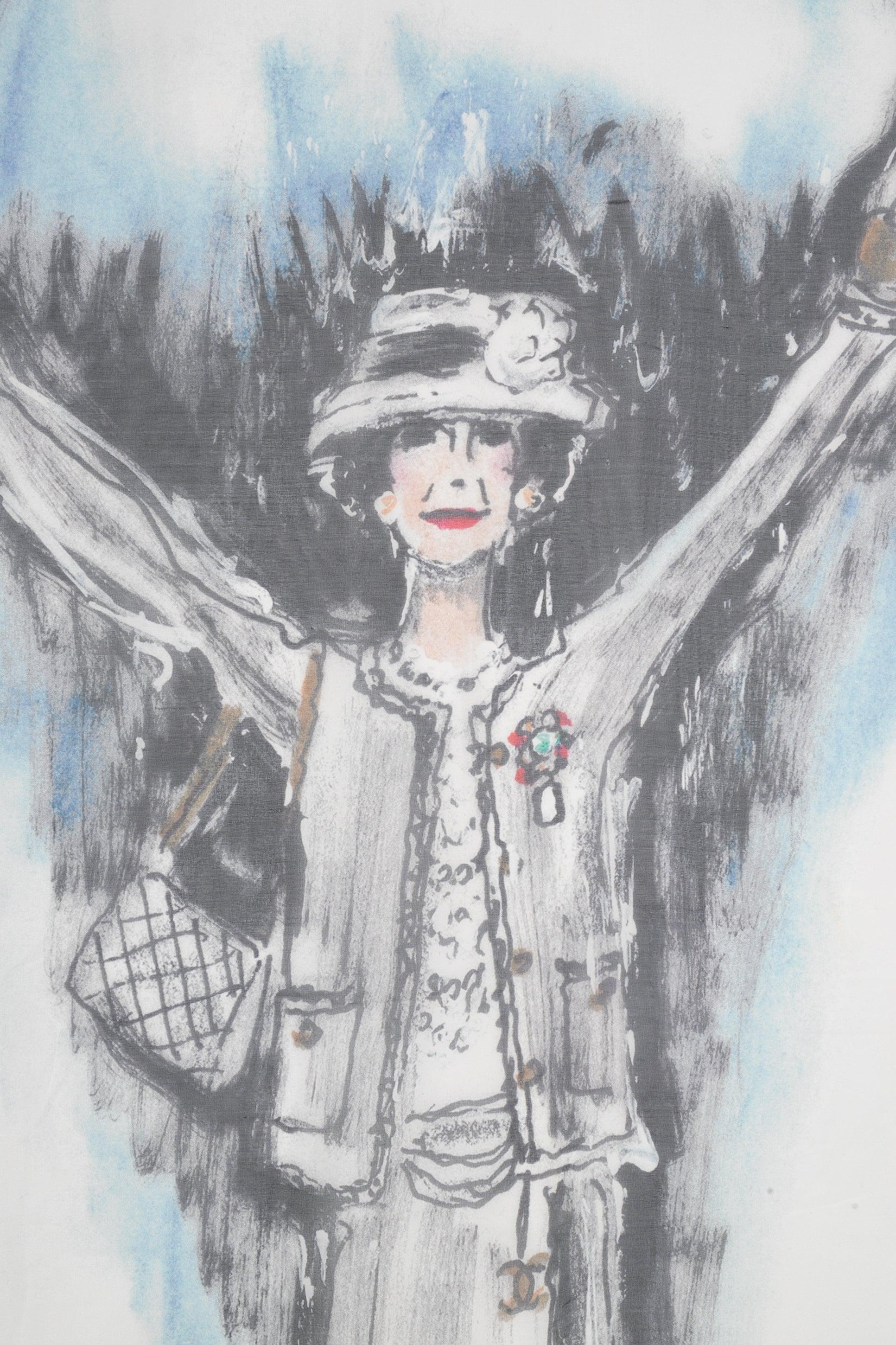 Chanel Foulard / Stole Designed by Karl Largerfeld, 2012 In Excellent Condition In SAINT-OUEN-SUR-SEINE, FR