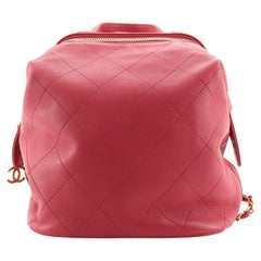 Chanel Frame Backpack Stitched Calfskin