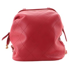 Chanel Frame Backpack Stitched Calfskin