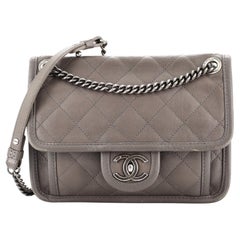 Chanel French Riviera Flap Bag Quilted Calfskin Mini