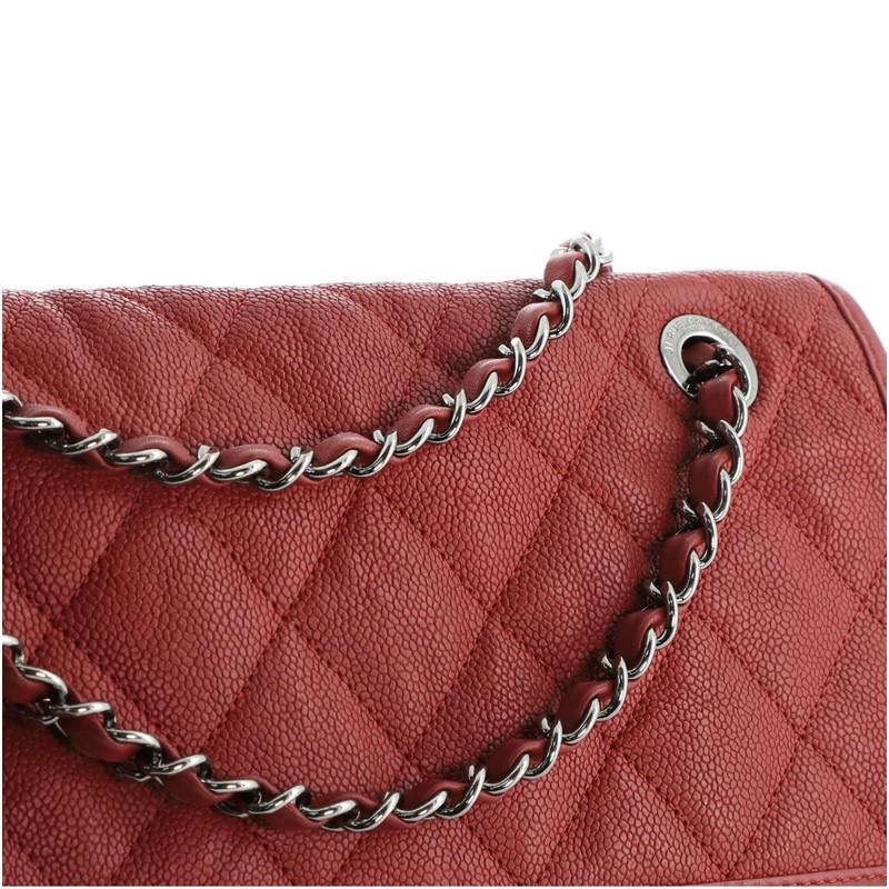 Chanel French Riviera Flap Bag Quilted Caviar Large 1