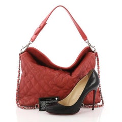 Chanel French Riviera Hobo Quilted Caviar Large
