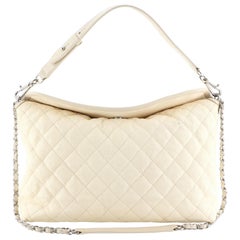 Chanel French Riviera Hobo Quilted Caviar Large 