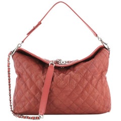 Chanel French Riviera Hobo Quilted Caviar Large at 1stDibs