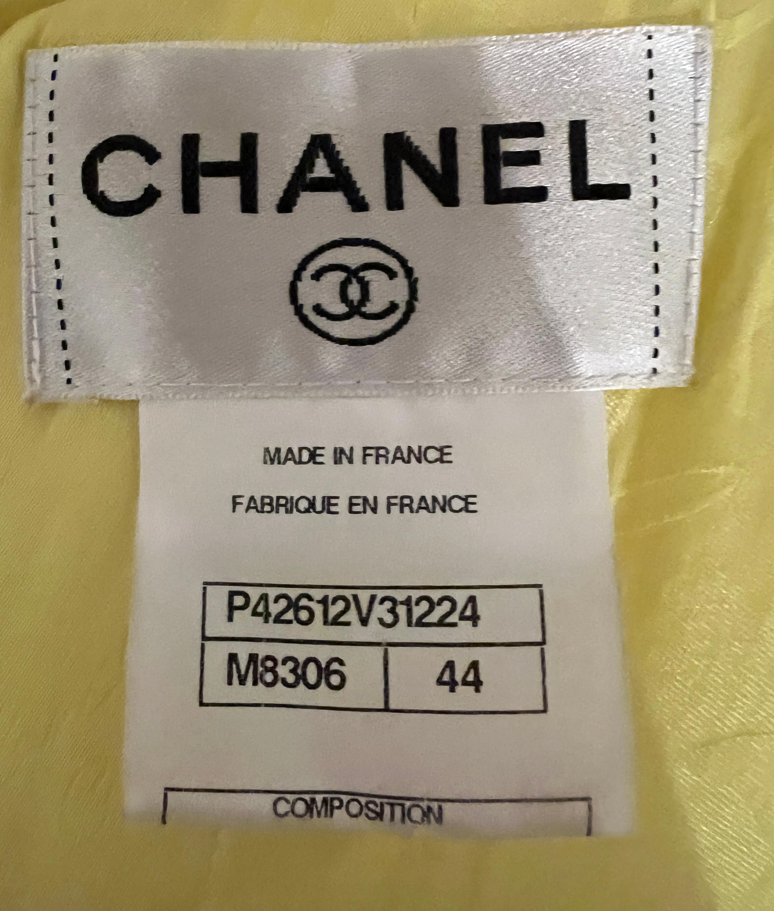 Chanel French Riviera Jewel Buttons Lesage Robe en tweed en vente 8