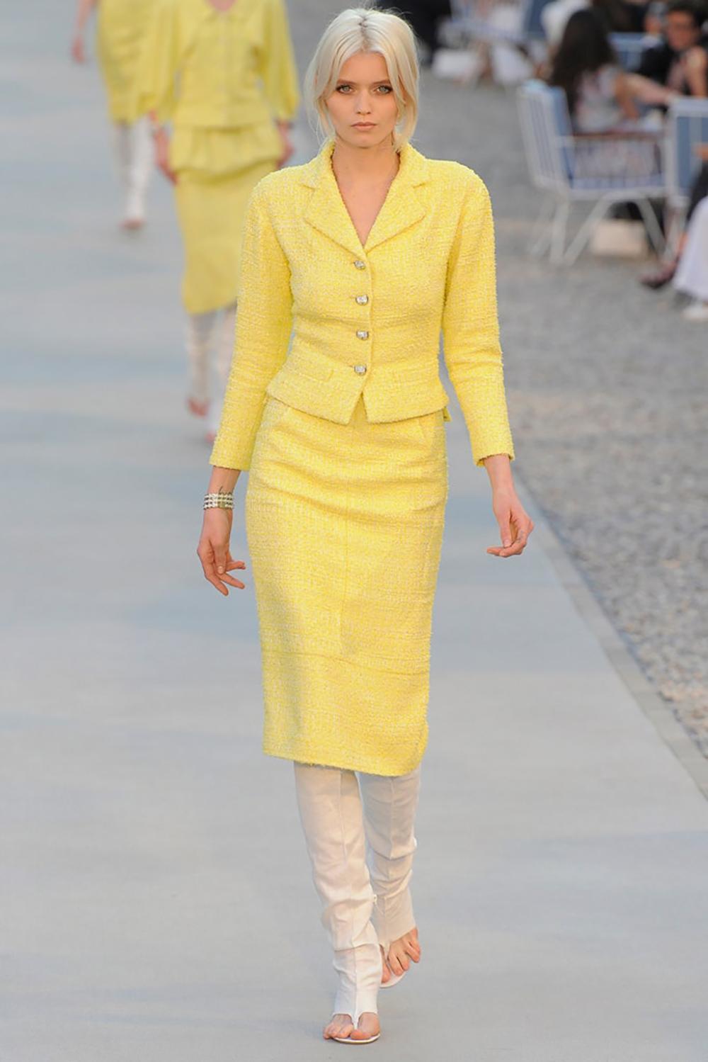 
~ Refined and radiant ~ this Chanel jacket from the 2012 Cruise FRENCH RIVIERA Collection ~ 
captures the maison’s timeless elegance in a delicate shade of lavender  — effortlessly chic from Riviera mornings to gallery evenings  —  A collector’s